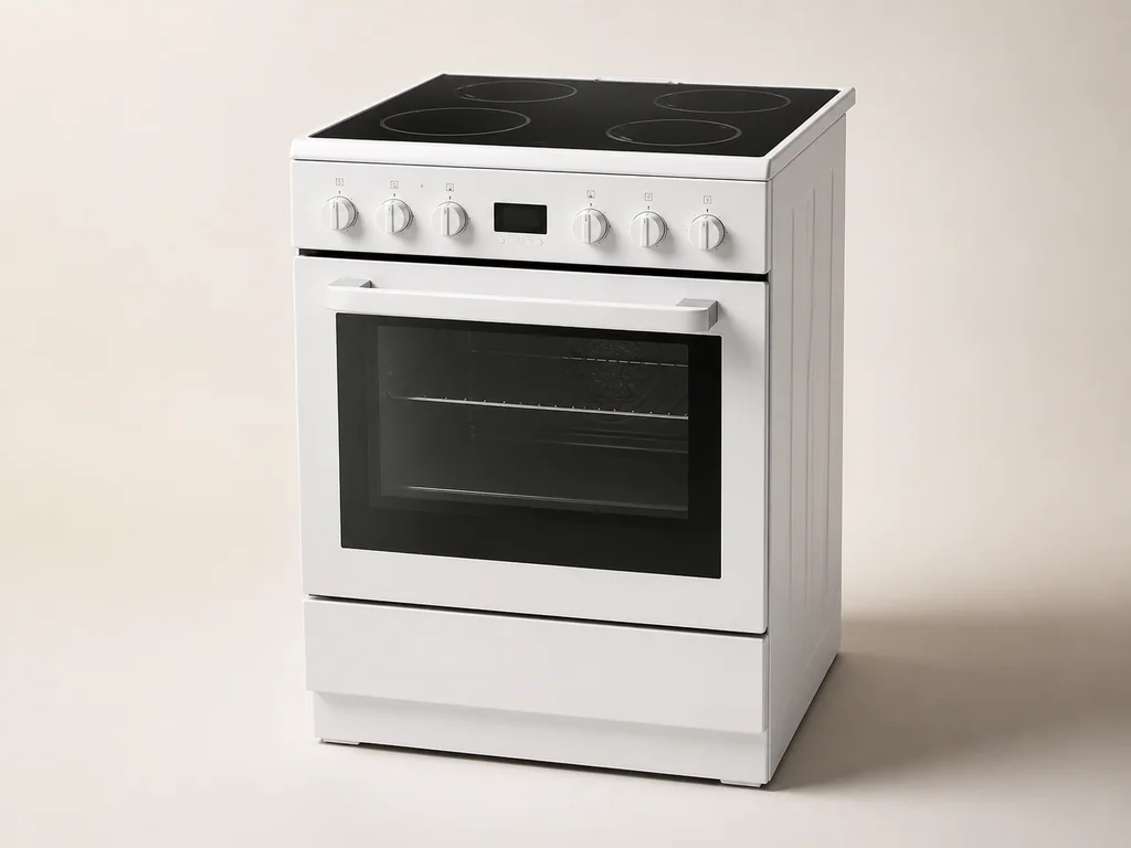 стеклокерамическая электроплита Beko FBE67300WCS — оригинальная визуализация