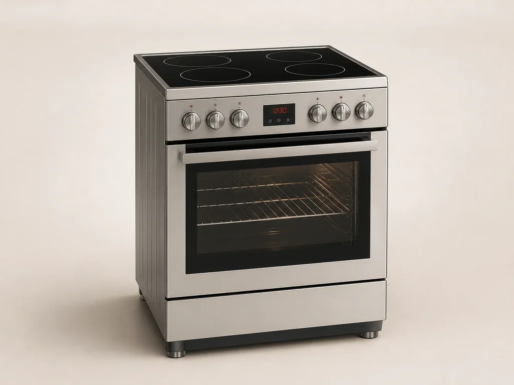 электроплита из нержавеющей стали Beko FSE67310GX — оригинальная визуализация