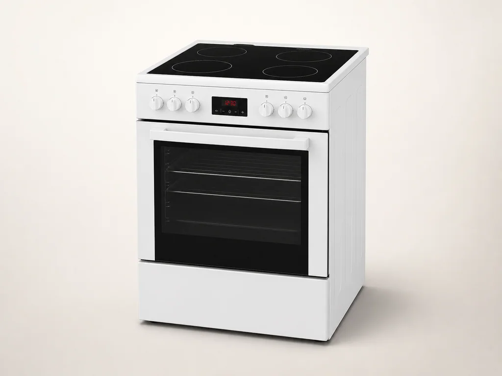 стеклокерамическая электроплита Beko FSM67320 — оригинальная визуализация