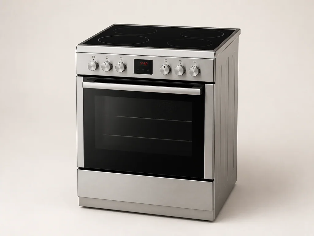 электроплита из нержавеющей стали Bosch HCE644653 — оригинальная визуализация