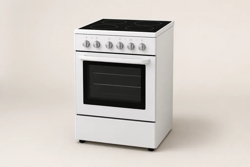 белая электрическая плита Serie 2 Bosch HKA090220 — оригинальная визуализация