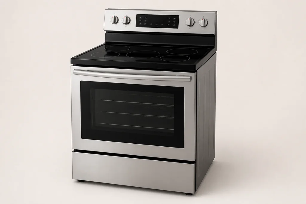 электрическая плита с электронным управлением LG LREL6321S — оригинальная визуализация