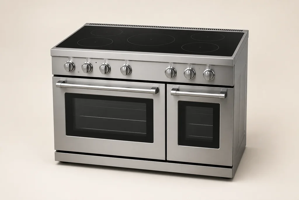 индукционная плита из нержавеющей стали Smeg CPF92IMX — оригинальная визуализация