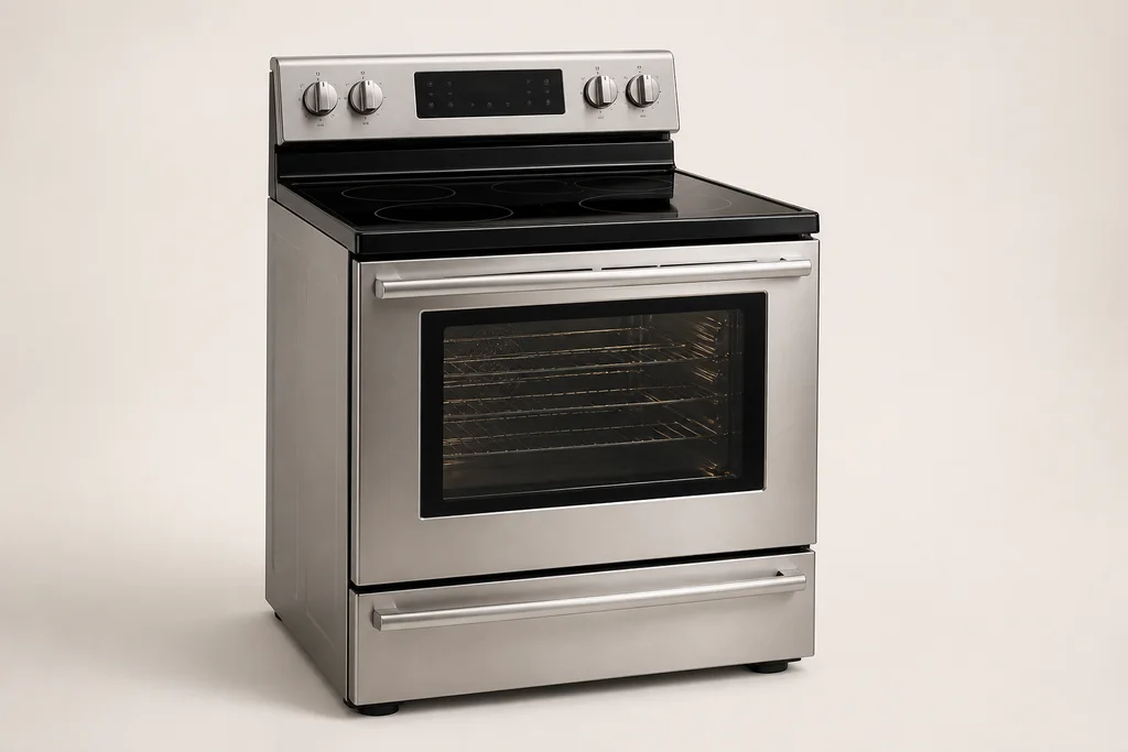 электрическая плита с конвекцией Whirlpool WFES5030RZ — оригинальная визуализация