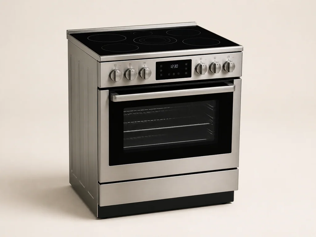 полноразмерная стеклокерамическая плита Zanussi ZCV66250XA — оригинальная визуализация
